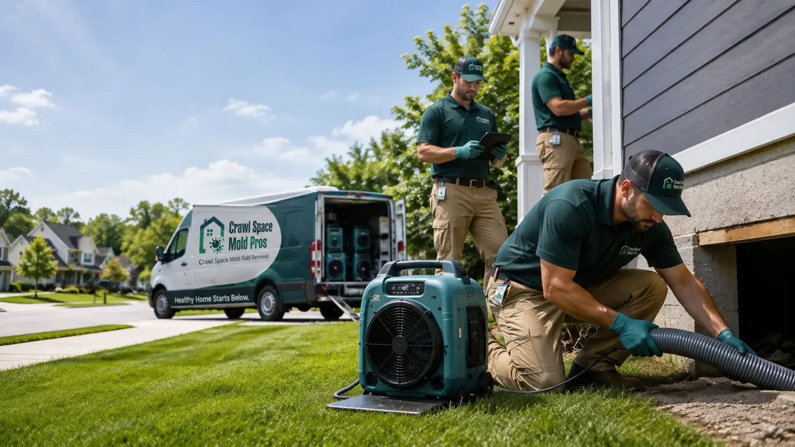 Crawl Space Mold Removal in Centerville, KS